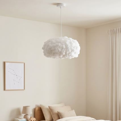 Brilagi - Lampada a sospensione con cavo SOLEAIR 1xE27/60W/230V Ø 45 cm bianca