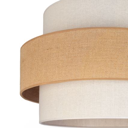 Brilagi - Lampada a sospensione con cavo SPACE 1xE27/60W/230V Ø 40 cm beige/crema