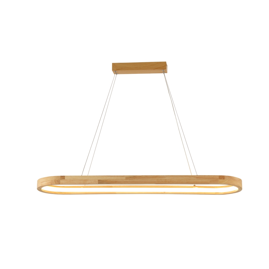 Brilagi - Lampada a sospensione con cavo UMEA WOOD LED/40W/230V 90x22 cm legno