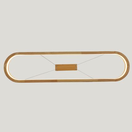 Brilagi - Lampada a sospensione con cavo UMEA WOOD LED/40W/230V 90x22 cm legno