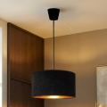 Brilagi - Lampada a sospensione con cavo VELVET 1xE27/60W/230V Ø 40 cm nero/oro