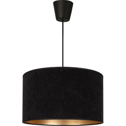 Brilagi - Lampada a sospensione con cavo VELVET 1xE27/60W/230V Ø 40 cm nero/oro