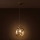Brilagi - Lampada a sospensione con cavo VULCANO 1xE27/15W/230V Ø 25 cm bronzo/beige fumé