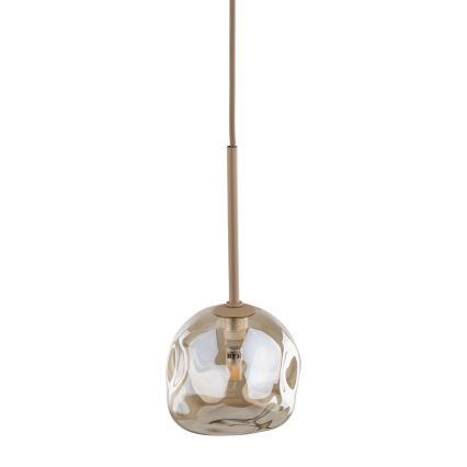 Brilagi - Lampada a sospensione con cavo VULCANO 1xG9/8W/230V beige / beige fumé