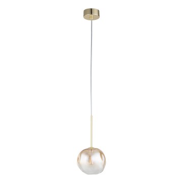 Brilagi - Lampada a sospensione con cavo VULCANO 1xG9/8W/230V oro/beige fumé