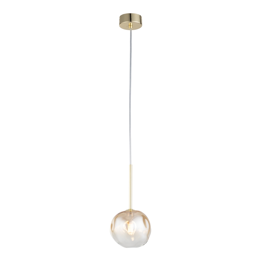 Brilagi - Lampada a sospensione con cavo VULCANO 1xG9/8W/230V oro/beige fumé
