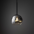 Brilagi - Lampada a sospensione con cavo VULCANO 1xG9/8W/230V Ø 15 cm nero/nero fumé