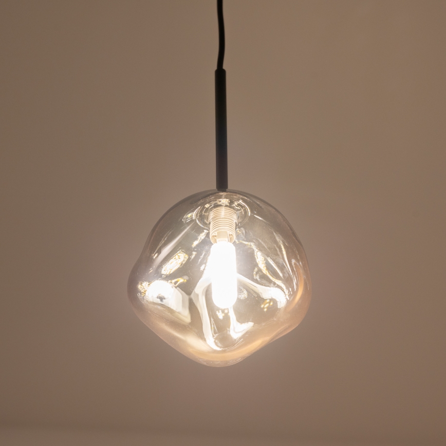 BRILAGI - Lampada a sospensione con cavo VULCANO 1xG9/8W/230V Ø 15 cm nero/nero fumé