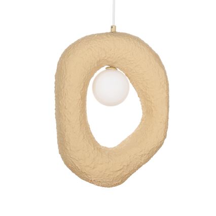 Brilagi - Lampada a sospensione con cavo WABI SABI 1xE27/40W/230V colore crema