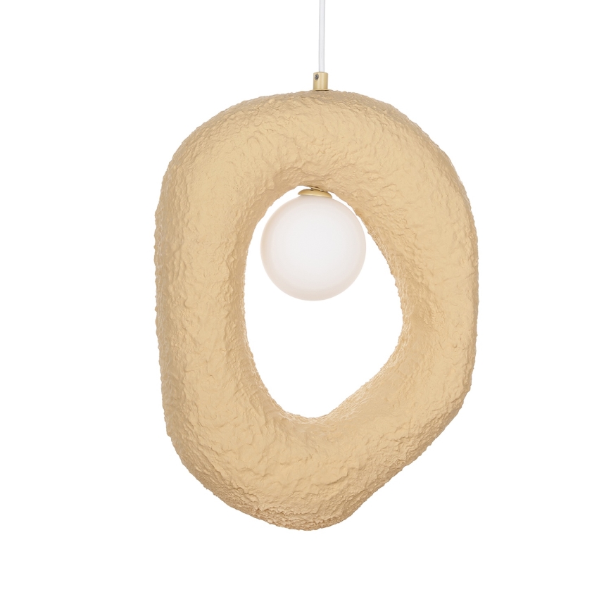 Brilagi - Lampada a sospensione con cavo WABI SABI 1xE27/40W/230V colore crema