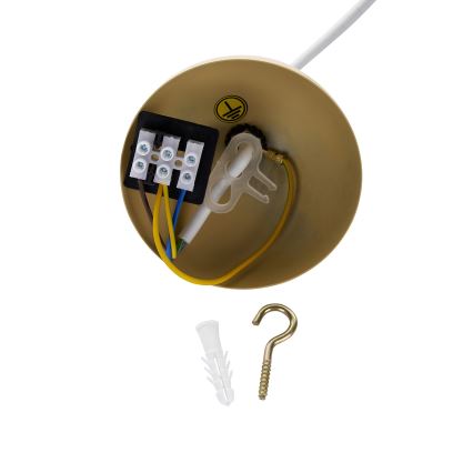 Brilagi - Lampada a sospensione con cavo WABI SABI 1xE27/40W/230V colore crema