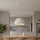 Brilagi - Lampada a sospensione con cavo WABI SABI 1xE27/40W/230V Ø 50 cm bianca