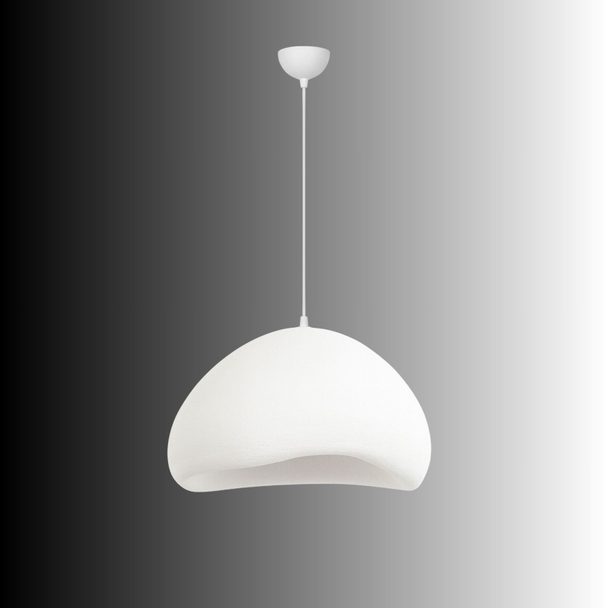 Brilagi - Lampada a sospensione con cavo WABI SABI 1xE27/40W/230V Ø 50 cm bianca