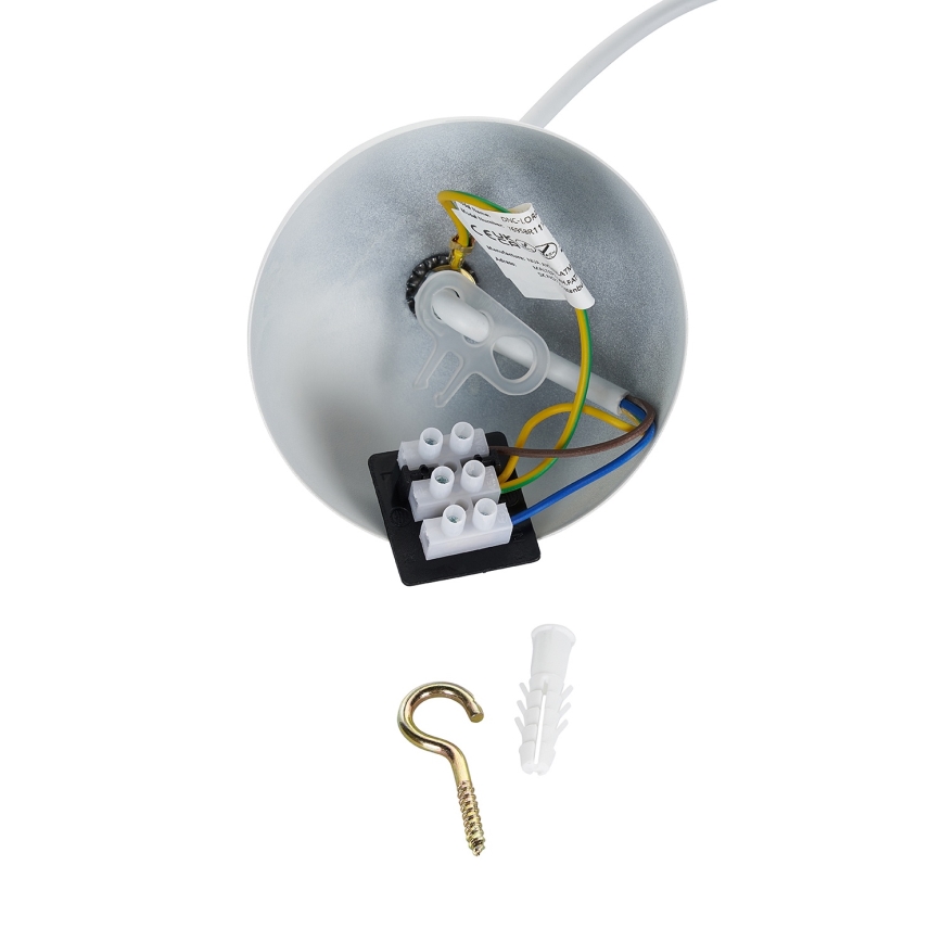 Brilagi - Lampada a sospensione con cavo WABI SABI 1xE27/40W/230V Ø 50 cm bianca