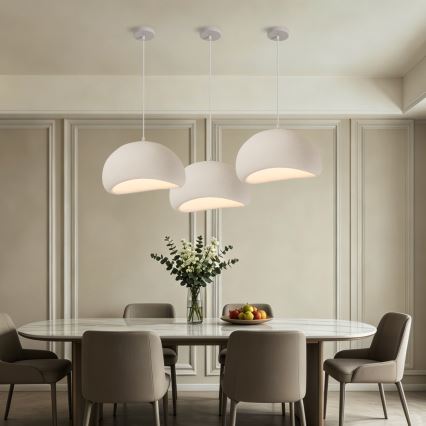 BRILAGI - Lampada a sospensione con cavo WABI SABI 1xE27/60W/230V Ø 40 cm bianca