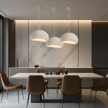 BRILAGI - Lampada a sospensione con cavo WABI SABI 1xE27/60W/230V Ø 40 cm bianca