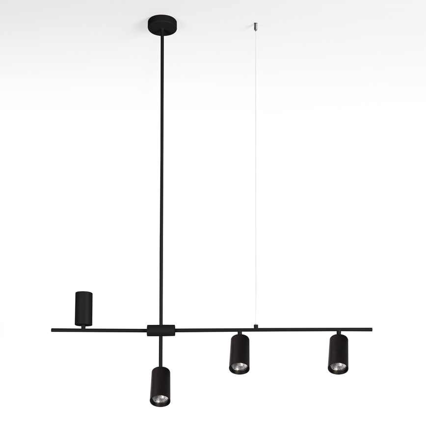Brilagi - Lampada a sospensione CRANE con cavo 4xGU10/30W/230V, nera