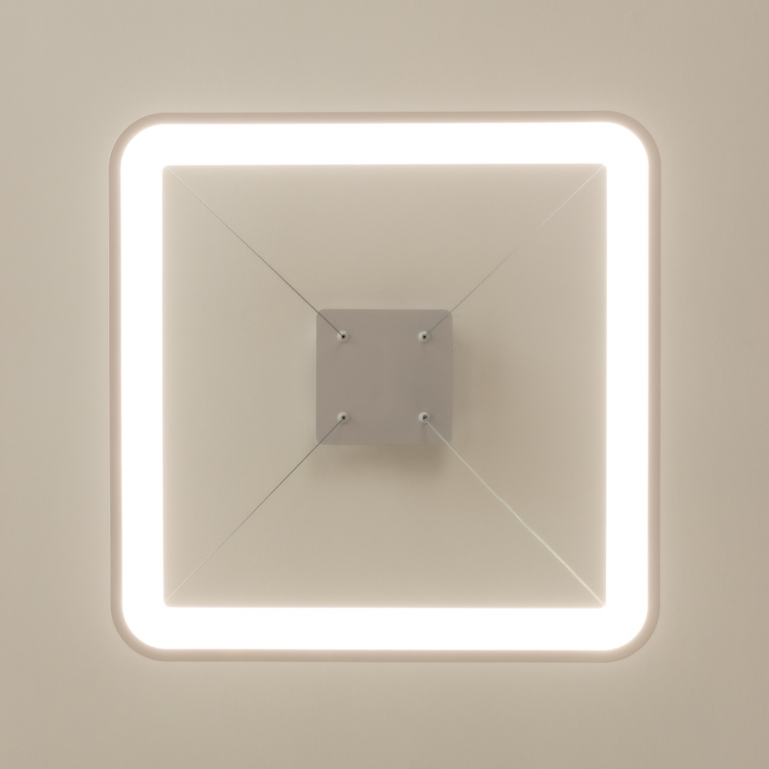 Brilagi - Lampadario LED dimmerabile a cavo FALCON SLIM LED/50W/230V 3000-6500K 50x50 cm bianco + telecomando