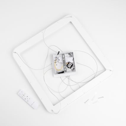 Brilagi - Lampadario LED dimmerabile a cavo FALCON SLIM LED/50W/230V 3000-6500K 50x50 cm bianco + telecomando