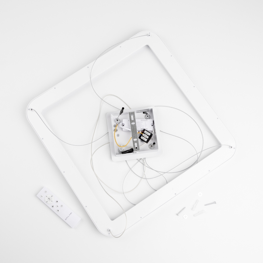 Brilagi - Lampadario LED dimmerabile a cavo FALCON SLIM LED/50W/230V 3000-6500K 50x50 cm bianco + telecomando