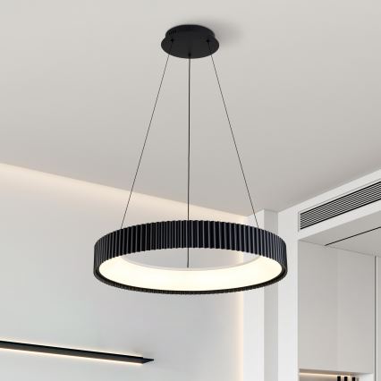 Brilagi - Lampada a sospensione LED dimmerabile su cavo FALCON MODERN LED/54W/230V 3000-6500K Ø 60 cm nero + telecomando
