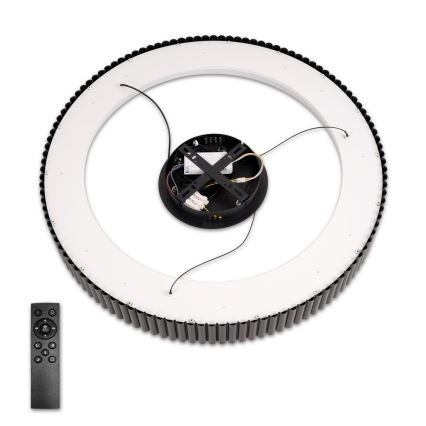 Brilagi - Lampada a sospensione LED dimmerabile su cavo FALCON MODERN LED/54W/230V 3000-6500K Ø 60 cm nero + telecomando