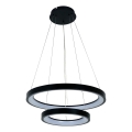Brilagi - Lampada a sospensione dimmerabile su cavo FALCON SLIM LED/68W/230V 3000-6500K Ø 50 cm nero + telecomando