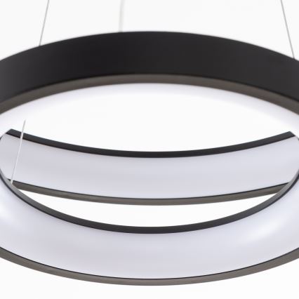 Brilagi - Lampada a sospensione dimmerabile su cavo FALCON SLIM LED/68W/230V 3000-6500K Ø 50 cm nero + telecomando