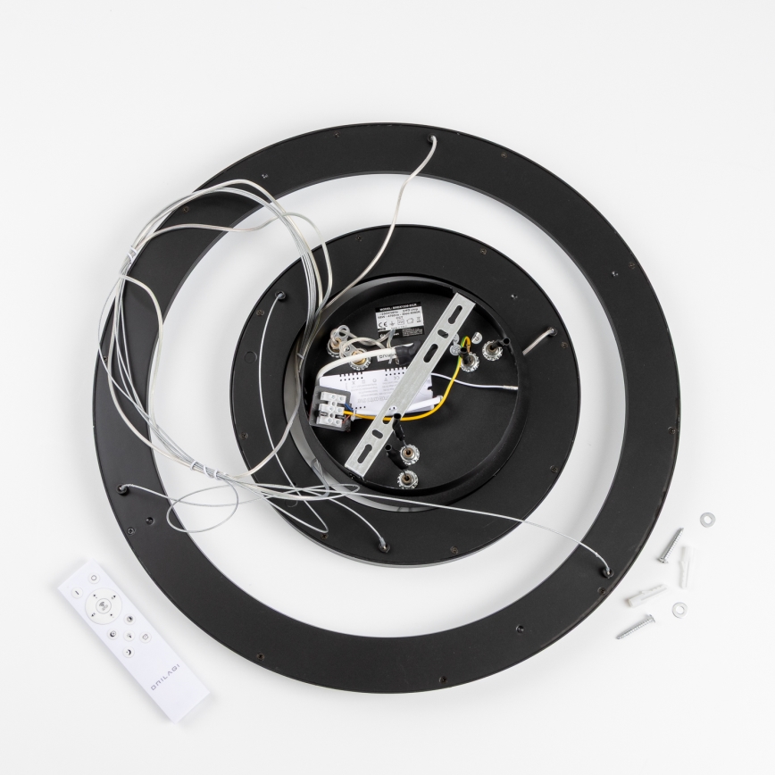 Brilagi - Lampada a sospensione dimmerabile su cavo FALCON SLIM LED/68W/230V 3000-6500K Ø 50 cm nero + telecomando