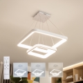 Brilagi - Lampada a sospensione dimmerabile su cavo FALCON SLIM LED/78W/230V 3000-6500K 50x50 cm bianco + telecomando
