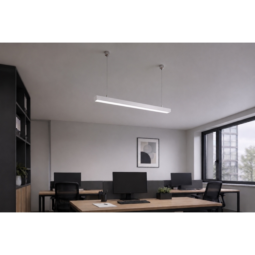 Brilagi - Lampada a sospensione LED FULLDAY LED/10/15/20W/230V 2700/4000/6000K 60 cm bianca