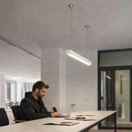 Brilagi - Lampada a sospensione LED FULLDAY LED/10/15/20W/230V 2700/4000/6000K 60 cm bianca