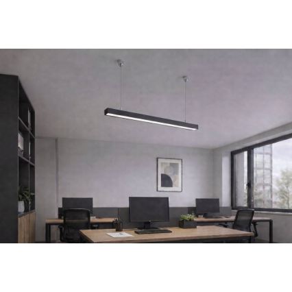 Brilagi - Lampada a sospensione LED FULLDAY LED/10/15/20W/230V 2700/4000/6000K 60 cm nera