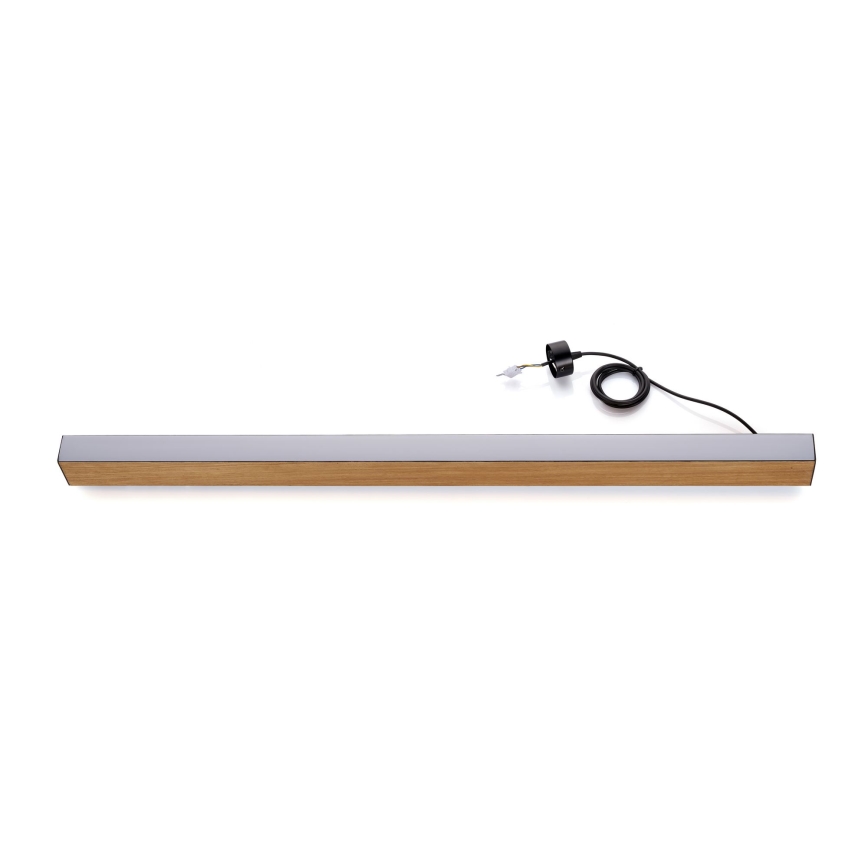 BRILAGI - Lampada a sospensione GARDALINE LED/100W/230V 120 cm rovere