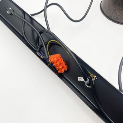 Brilagi - Lampada a sospensione LED a cavo RIDDY 4xE27/60W/230V ramata/patina