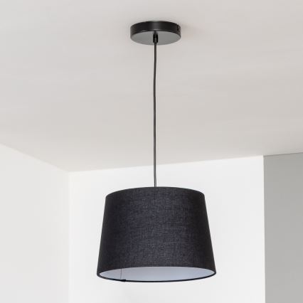 Brilagi - Lampada a sospensione LED CERIA con cavo 1xE27/40W/230V Ø 30 cm nera