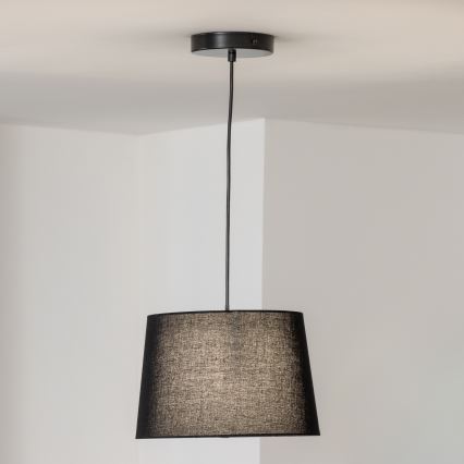 Brilagi - Lampada a sospensione LED CERIA con cavo 1xE27/40W/230V Ø 30 cm nera