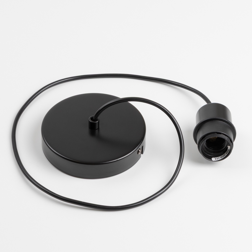 Brilagi - Lampada a sospensione LED CERIA con cavo 1xE27/40W/230V Ø 30 cm nera