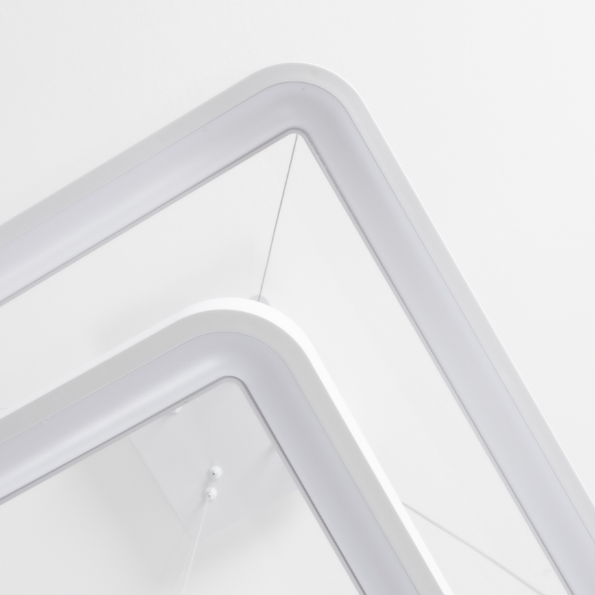 Brilagi - Lampada a sospensione dimmerabile a cavo FALCON SLIM LED/78W/230V 3000-6500K 50x50 cm bianco + telecomando