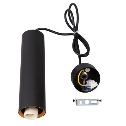 Brilagi - Lampadario a sospensione LED RGBW dimmerabile SELE 1xGU10/6W/230V 3000K nero/oro + telecomando