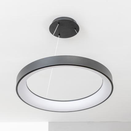BRILAGI - Lampadario LED dimmerabile a cavo FALCON II LED/99W/230V 3000-6500K Ø 60 cm nero + telecomando