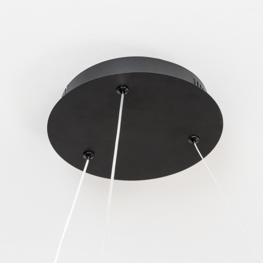 BRILAGI - Lampadario LED dimmerabile a cavo FALCON II LED/99W/230V 3000-6500K Ø 60 cm nero + telecomando