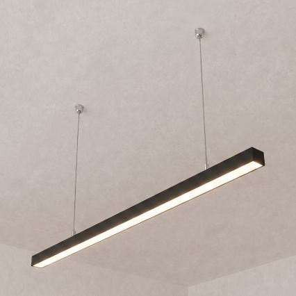 Brilagi - Lampada a sospensione LED FULLDAY LED/30/40/50W/230V 2700/4000/6000K 150 cm nera