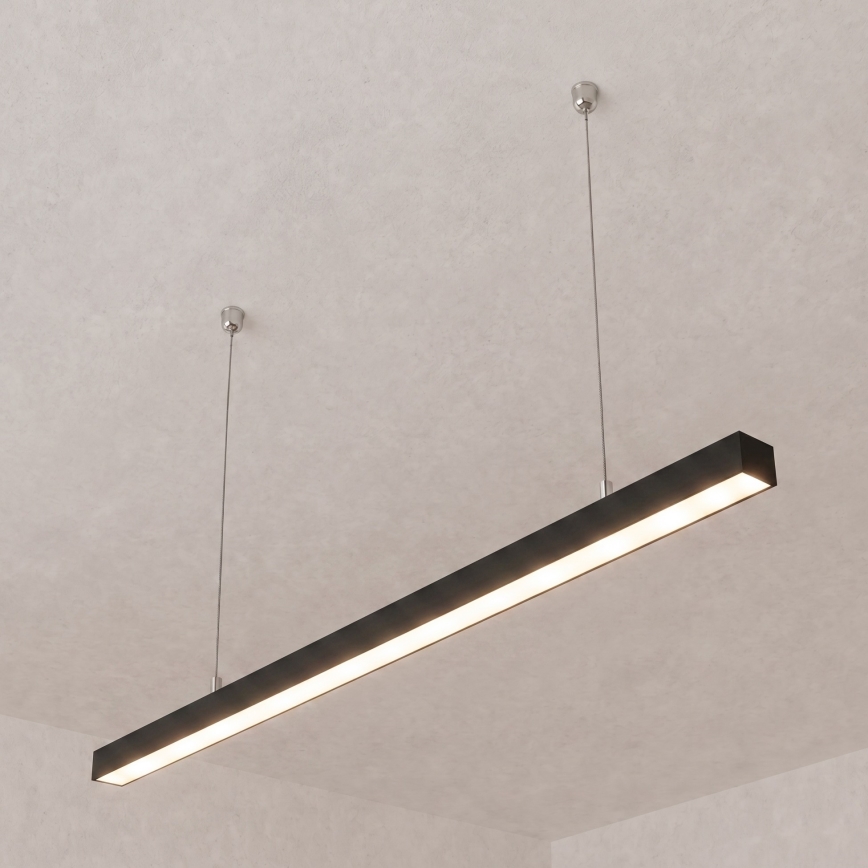 Brilagi - Lampada a sospensione LED FULLDAY LED/30/40/50W/230V 2700/4000/6000K 150 cm nera