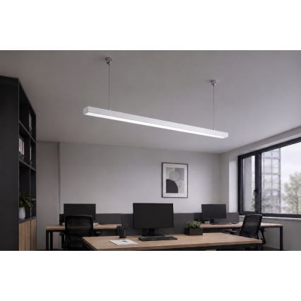 Brilagi - Lampada a sospensione LED FULLDAY LED/30/40/50W/230V 2700/4000/6000K 150 cm bianca