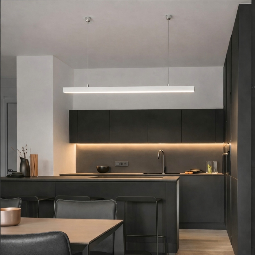 Brilagi - Lampada a sospensione LED FULLDAY LED/30/40/50W/230V 2700/4000/6000K 150 cm bianca