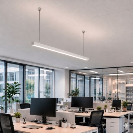 Brilagi - Lampada a sospensione LED FULLDAY LED/20/30/40W/230V 2700/4000/6000K 120 cm bianca