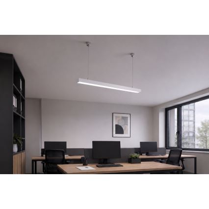 Brilagi - Lampada a sospensione LED FULLDAY LED/20/30/40W/230V 2700/4000/6000K 120 cm bianca