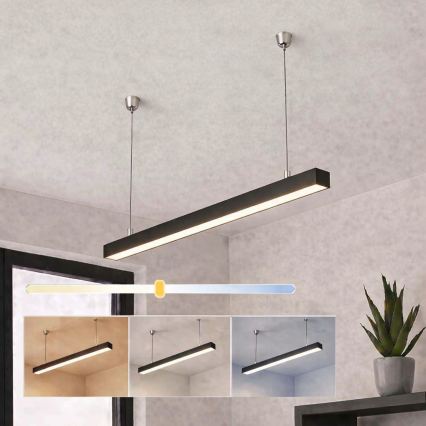 Brilagi - Lampada a sospensione FULLDAY LED/20/30/40W/230V 2700/4000/6000K 120 cm nero