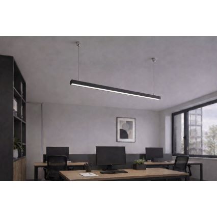 Brilagi - Lampada a sospensione FULLDAY LED/20/30/40W/230V 2700/4000/6000K 120 cm nero